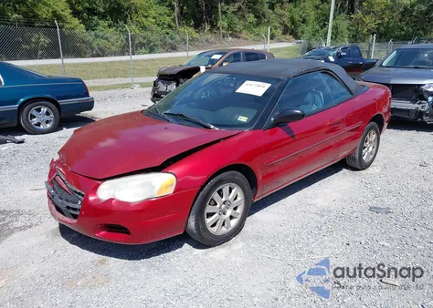 2005 Chrysler Sebring Gtc z USA, uszkodzony, nr VIN 1C3EL75R15N622005